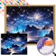 thumbnail image 1 of ZQS700-AB Diamante AB parcial Diamante Noche estrellada Montañas y ríos Serie paisajes Diamante Resina 50 * 40 CM Tamaño del lienzo 55 * 45 cm, 1 of 9