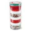 Great Value Christmas Baking Cups & Assorted Sprinkles Set, Red & Green