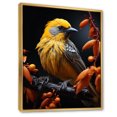 thumbnail image 2 of Designart "Wings of Majesty Graceful Bird" Animals Floater Framed Wall Decor, 2 of 7