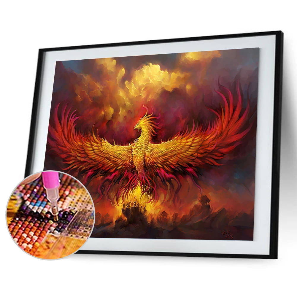 Jianama Phoenix Nirvana 5d Diamond Diy Painting Kit Home Decor Craft 45x25cm Walmart Canada