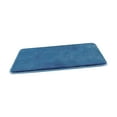 thumbnail image 4 of Rongfmy Soft Memory Foam Bath Mat, Non- Absorbent Velvet Bath Rug, Rug, Blue 50x80cm, 4 of 7