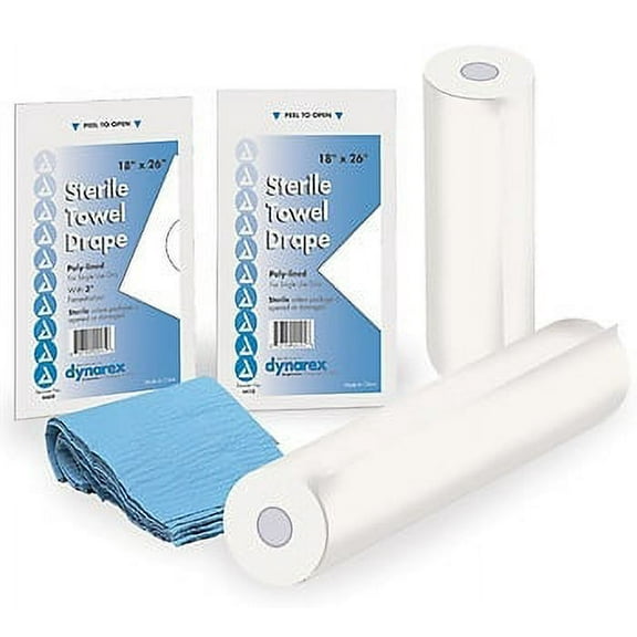 Dynarex Table Paper - 4482CS - 21" x 225', 12 Each / Case