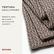thumbnail image 4 of Manta Brive 100% Algodón - Cobija Confortable y Elegante - 120x180 cm - Frazada Versátil Diseño de Grecas Bivre en Color Beige y Cafe, 4 of 6