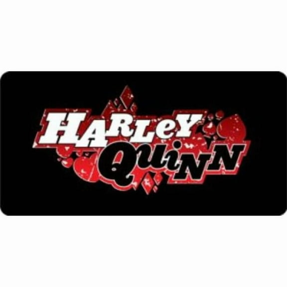 212 Main LPO3372 6 x 12 in. Harley Quinn on Black Photo License Plate