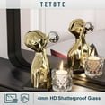 thumbnail image 6 of Tetote  Modern Metal Frame Wall Mounted Bathroom Vanity Mirror 72x36 - Silver, 6 of 6