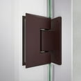thumbnail image 6 of DreamLine Unidoor-LS 41-42 in. W x 72 in. H Frameless Hinged Shower Door in Oil Rubbed Bronze, 6 of 8