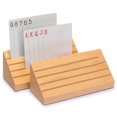 thumbnail image 4 of Homeer Playing-Card Storage Rack Storage Rack Wooden Storage Rack Convenient Wooden Playing-Card Holder Stand Smooth Edge Playing-Card Storage Rack Home Supplies, 4 of 7