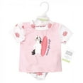 thumbnail image 2 of Hudson Baby Toddler Girl Swim Rashguard Set, Surf Unicorn, 5 Toddler, 2 of 4