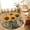 Light Yellow Light Brown Gray Green, variant on Round Area Rugs 3.3Ft, Vintage Sunflower Non-Slip Washable Circle Rugs Carpet, Farmhouse Wooden Botanical Flowers Indoor Outdoor Rug Floor Mats Throw Runner for Bedroom Living Room Bathroom