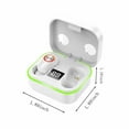 thumbnail image 3 of OAVQHLG3B Bluetooth 5.0 Wireless Earbuds Deep Bass Sound IPX5 Waterproof Earphones In-Ear Stereo Headphones, 3 of 7