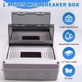 thumbnail image 4 of HT Series Junction Box 24WAY PC IP65 Waterproof Distribution Box Outdoor Plastic Electrical HT-24Way for Circuit Breaker, 4 of 10