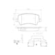 thumbnail image 2 of BALATAS CERAMICAS S60 2013 VOLVO 3.0L L6 Traseras BREMBO ., 2 of 5
