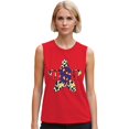 thumbnail image 3 of Heart Tank Top Women Patriotic Shirt American 4th of July Sleeveless Tops Blue, 3 of 5