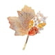 thumbnail image 2 of Broche de hoja de arce Fernando con diamantes de imitación para mujer, 2 of 8