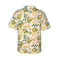 thumbnail image 3 of Picia Lemon Gentle Cotton Regular Fit Short Sleeve Casual Hawaiian Shirt for Men-XX-Large, 3 of 9
