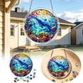 thumbnail image 2 of RICHMJ Acrylic Puzzles Suncatcher Window Hanging, 83 Pieces 7.4 Inch Sun Catcher Marine Whales and Coral Reefs Acrylic Puzzles, Garden Decoration for Women Men Birthday Gift Home Decor (D), 2 of 6