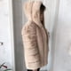 thumbnail image 3 of Abrigo con capucha de piel sintética para mujer, piel de zorro de imitación de chaqueta con capucha, abrigo esponjoso, ropa de invierno, moda cálida, 3 of 5