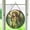 Dryad, variant on Pawberry Griffin Window Hanging Stained Glass, Griffin Suncatchers for Windows Stained Glass, Stained Glass Griffin suncatcher