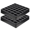 thumbnail image 4 of OUNONA 2 Pcs Étui de Rangement Réutilisable en Plastique Noir avec Plusieurs Compartiments, 4 of 8