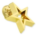 thumbnail image 2 of PinMart's Gold Plated 3-D Star Cut-Out Lapel Pin, 2 of 3