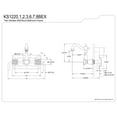 thumbnail image 2 of Kingston Brass KS1222BEX Essex Double-Handle 3-Hole Wall Mount Bathroom Faucet in Polished Brass, 2 of 5