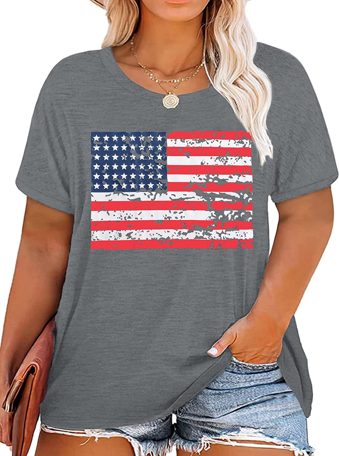 patriotic plus size shirts