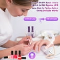 thumbnail image 5 of USB UV LED Nail Lamp – 16W Mini Nail Lamp Dryer for Gel Nails, 8 UV/LED Beads, Flexible Gooseneck Cord, 60s Curing Time, Portable Gel Nail Polish UV LED Nail Light for Travel and Home Pink, 5 of 7