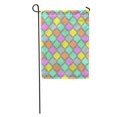 thumbnail image 1 of NUDECOR Geo Geometric Trellis Pattern Vivid Color Screen Oriental Moroccan Abstract Garden Flag Decorative Flag House Banner 12x18 inch, 1 of 2