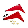 thumbnail image 3 of AdirOffice Drop Lift Wall Rack for Blueprint Storage Cabinets, Red (2 pack), 3 of 9