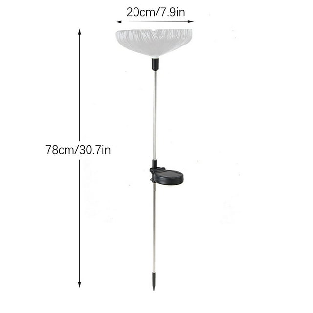 SDNall Lampes Solaires Extérieures pour Décoration de Jardin, Lampe à DEL pour Arrangement Floral avec Forme Réglable pour Cour