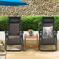 thumbnail image 1 of Costway 2PCS Patio Rattan Zero Gravity Lounge Chair Folding Recliner Headrest Brown, 1 of 10