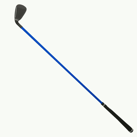 Lag Shot 7 Iron Golf Club Swing Trainer Stick, Right Handed Men, Black/Blue