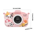 thumbnail image 3 of Double Lens Kids Camera With Focusing MP3 Music Player 8X Zoom Screen Shockproof ABS Camera For Boys And Girls, 3 of 9
