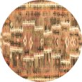 thumbnail image 1 of Ahgly Company Indoor Round Southwestern Brown Country Area Rugs, 4' Round, 1 of 4