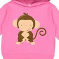 thumbnail image 3 of Inktastic Happy Monkey Toddler Hoodie, 3 of 4