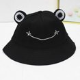thumbnail image 4 of Rana Lindo Sombrero De Sombrilla De Verano Gorra De Rana Gorra De Pescador Sombrero De Cubo De Animal Sombrero De Cubo De Rana Elegante Con Ojos Y Sonrisa Sweethay OD009828-01, 4 of 6