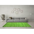 thumbnail image 3 of Ahgly Company Indoor Round Abstract Green Modern Area Rugs, 6' Round, 3 of 4
