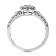 thumbnail image 3 of Vir Jewels 1/5 CTTW Lab Grown Diamond Engagement Ring in Sterling Silver Female Adult, 3 of 6