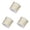 White, variant on Elastic Beading Cord Thread Spool Strong Stretch String for Jewelry Making Bracelets Necklaces and DIY Craft Projects Hobbyists Beginners 3 Rolls