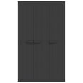 thumbnail image 2 of vidaXL Outdoor Storage Cabinet Black Polypropylene 38 x 14 x 65 in, 2 of 93