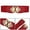 Red, variant on INSPIRE CHIC Lady 2.36" Width Elastic Belts, Faux Leather Opal Beaded Rhinestone Inlaid Stretchy Cinch Waistband for Dress 66 cm/26" Red