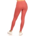 thumbnail image 3 of Women's Casual High Waist Solid Full Length Leggings, 3 of 5