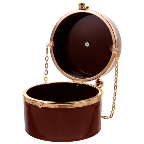 YOSADIER 1Pcs Red Acrylic Crossbody Pouch for Girls Lightweight Shoulder Bag for Shopping