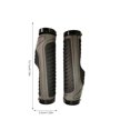 thumbnail image 3 of 2 Pieces Handlebar Covers Thick Cycling Handles Shock-absorbing Colorful Good Stability Rubber Professional Wear-Resistant Accessory Grips Gray, 3 of 7