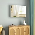 thumbnail image 4 of Costway 36" Wide Wall Mount Mirrored Bathroom Medicine Cabinet Organizer Mirror Door, 4 of 10