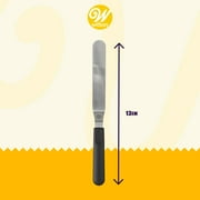 Wilton Angled Icing Spatula with Black Handle, 13-inch