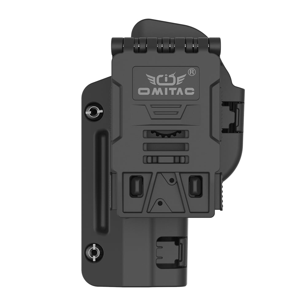 OMITAC Gen 5 Level 2 Retention Index Finger Release Holster Right Hand Gun Holsters & Holders, Polymer Black, ‎G17 Holster 4.49" Standard, ‎4.96 oz