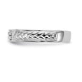 thumbnail image 3 of Solid 14K White Gold Engagement Diamond Trio Ladies Wedding Band Ring Size 8.5 (.105 cttw.), 3 of 8