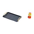 thumbnail image 1 of Elegante Bandeja Rectangular Con Organizador De Estatua De Serpiente Del Año Nuevo Chino Para Hogares, Hoteles, Salas De Estar, Oficinas, Chimenea, Pasteles, Aperitivos, Café Y Té., 1 of 8