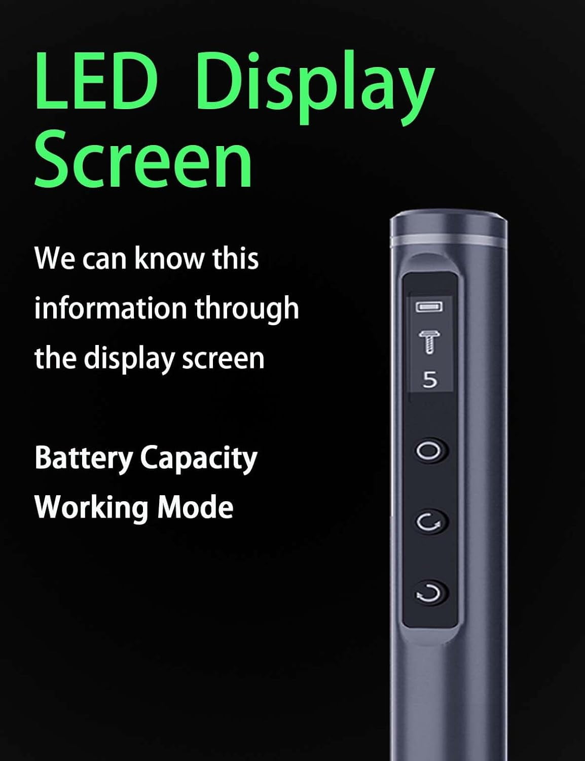 Mini Electric Screwdriver, With LED light and screen. Precision Screwdriver Set, Magnetic Storage, Electric Screwdriver for Electronics Phone Camera Laptop Watch